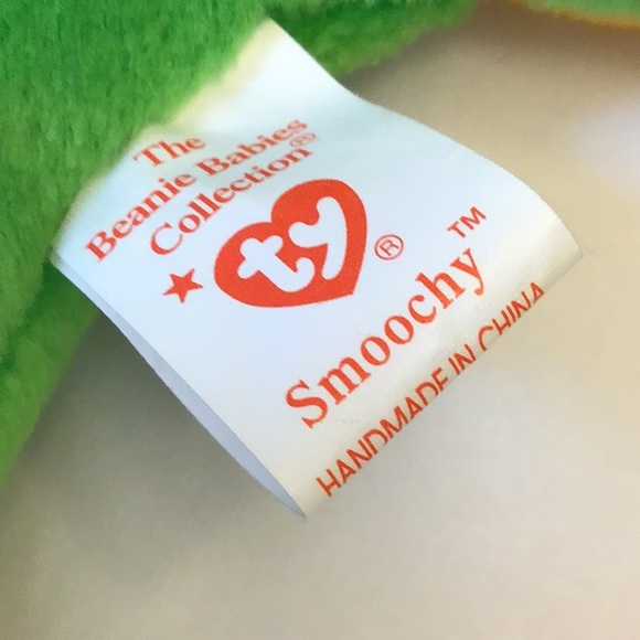 TY Beanie Smoochy 10/1/97 has stamped tush tag etc - Picture 7 of 9